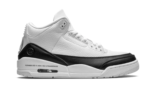 Nike Air Jordan 3 White Black Cowhide