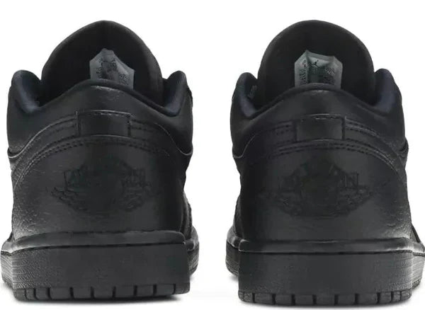 Nike Air Jordan 1 Low Triple Black Cowhide