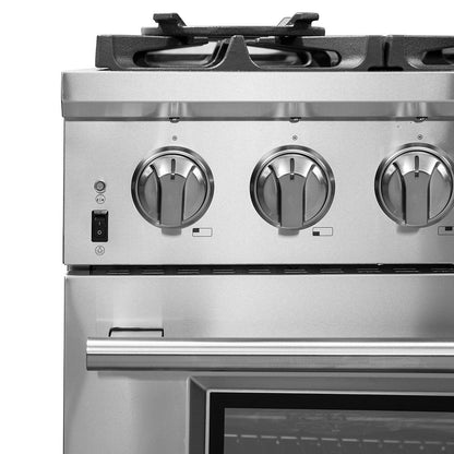 Forno FFSGS6187-36 36″ Capriasca Gas Range with Electric Oven