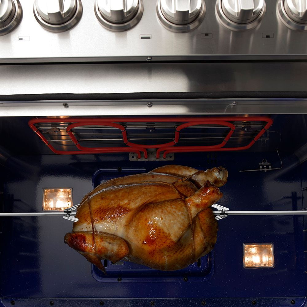 Forno FFSGS6187-48 48″ Capriasca Gas Range with 240 Volt Electric Oven