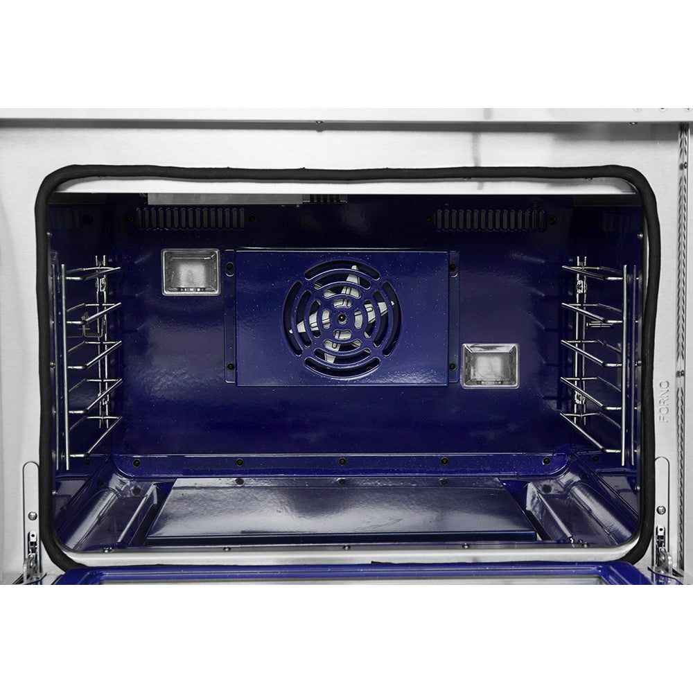 Forno FFSGS6260-36 36” Capriasca with FORNO ALTA QUALITA Pro-Style Gas 6 Italian Burners 120,000 BTU All 304 Stainless Steel