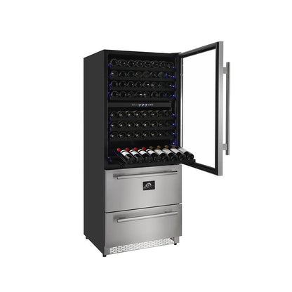 Forno FWCDR6661-30S Wine Cooler – Capraia Triple Zone 144/200 Bottles-Cans