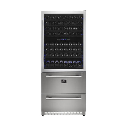 Forno FWCDR6661-30S Wine Cooler – Capraia Triple Zone 144/200 Bottles-Cans