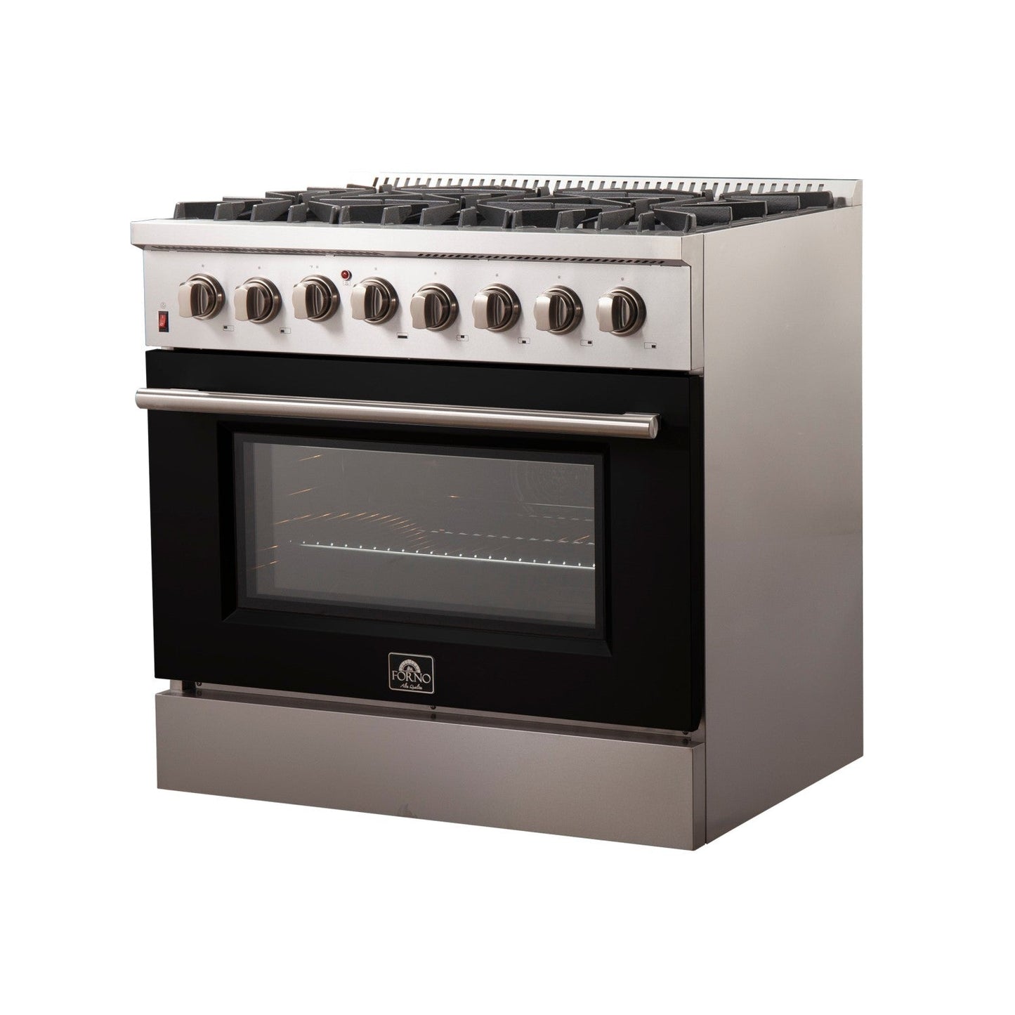 Forno FFSGS6156-36 36″ Galiano Gas Range with 240 Volt Electric Oven