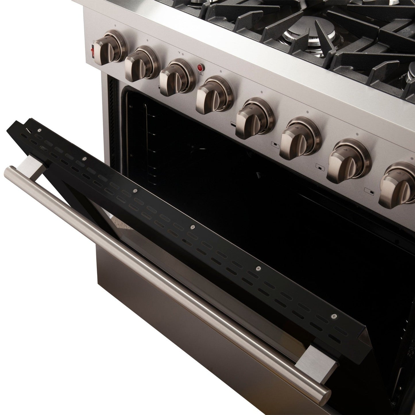 Forno FFSGS6156-36 36″ Galiano Gas Range with 240 Volt Electric Oven