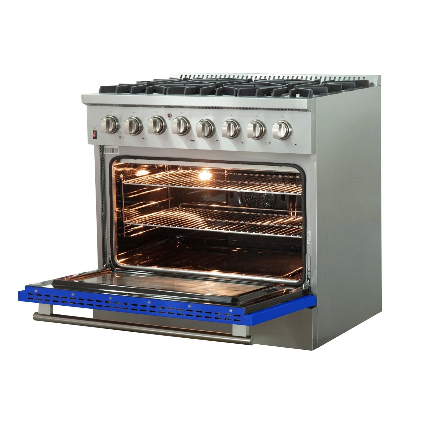 Forno FFSGS6156-36 36″ Galiano Gas Range with 240 Volt Electric Oven