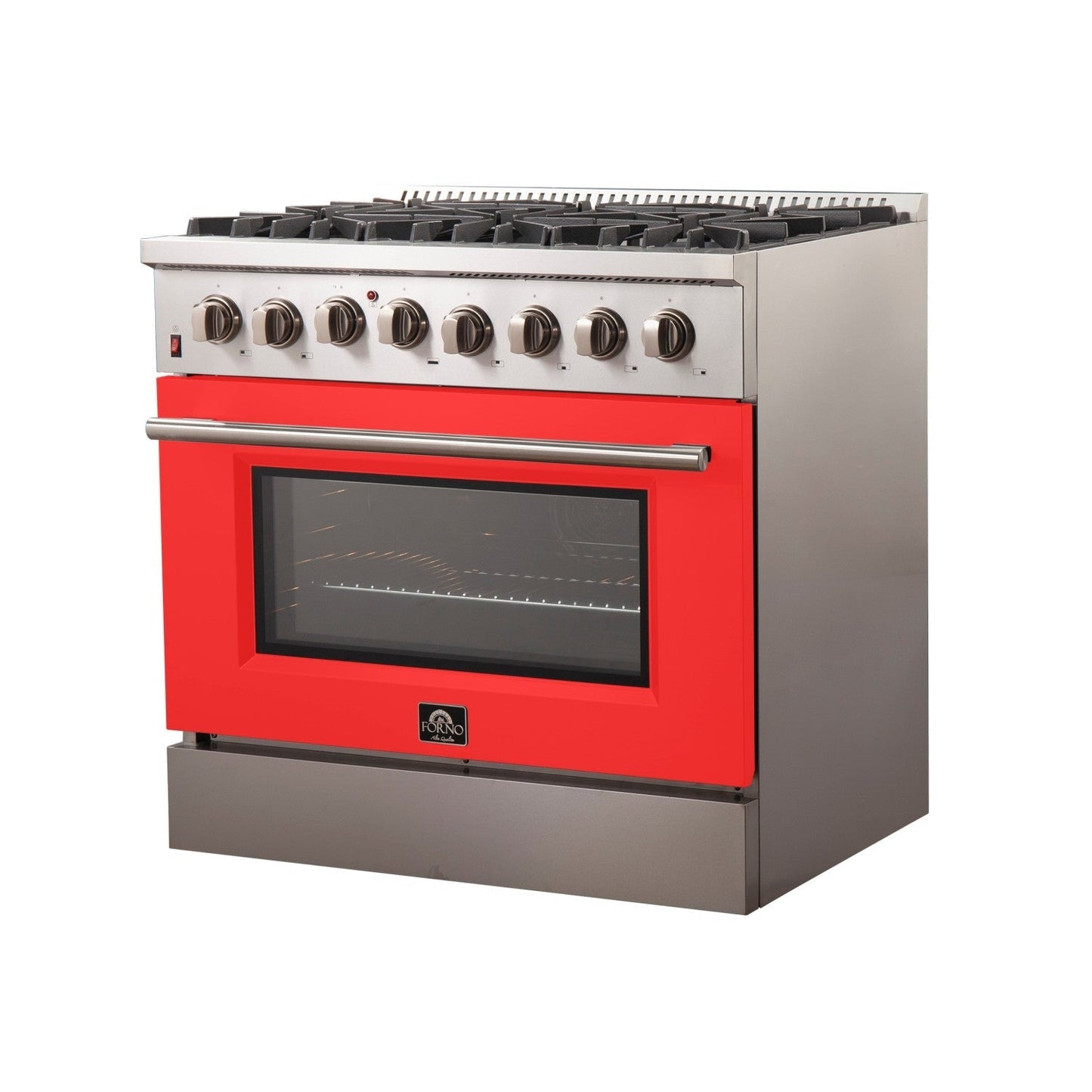 Forno FFSGS6156-36 36″ Galiano Gas Range with 240 Volt Electric Oven