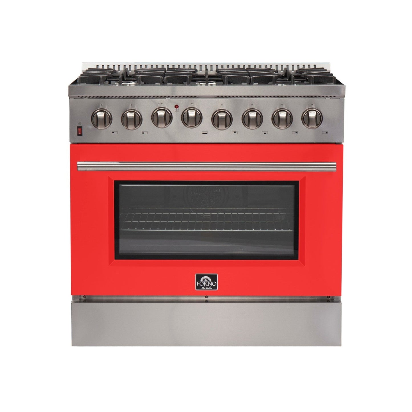 Forno FFSGS6156-36 36″ Galiano Gas Range with 240 Volt Electric Oven