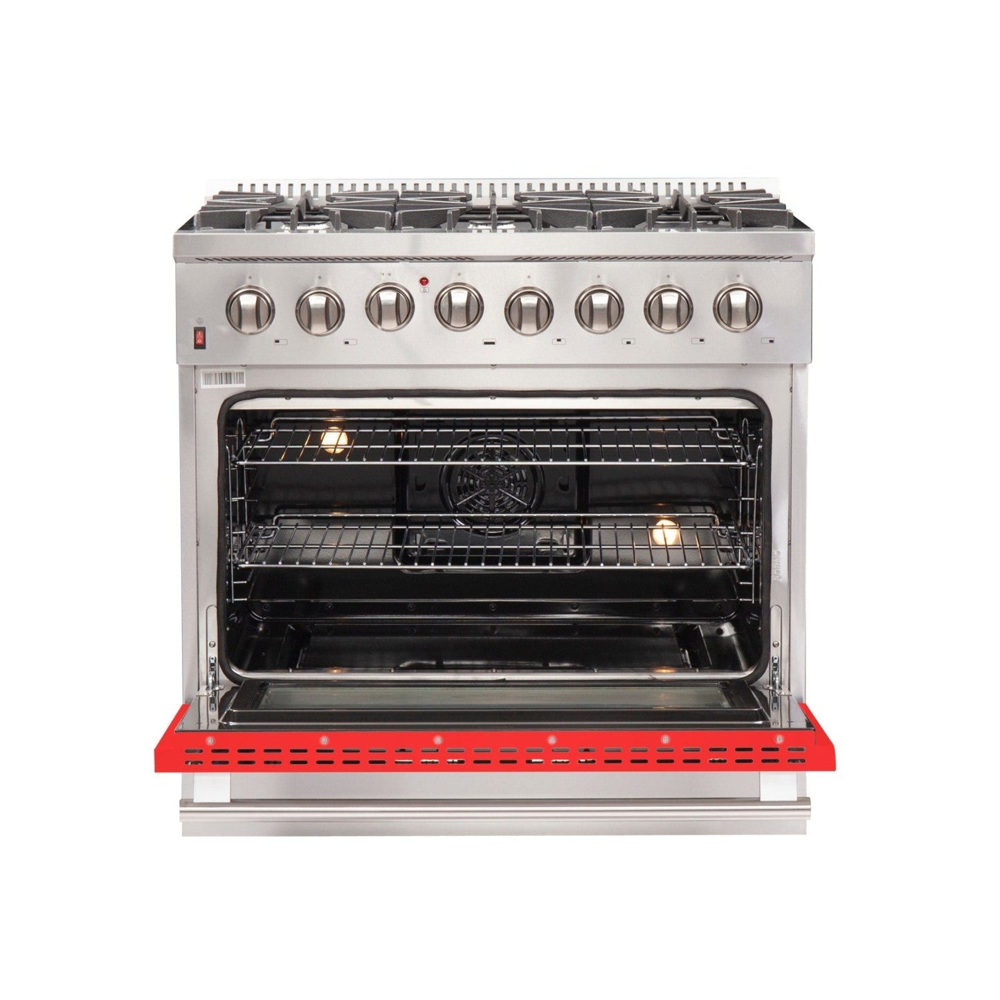 Forno FFSGS6156-36 36″ Galiano Gas Range with 240 Volt Electric Oven