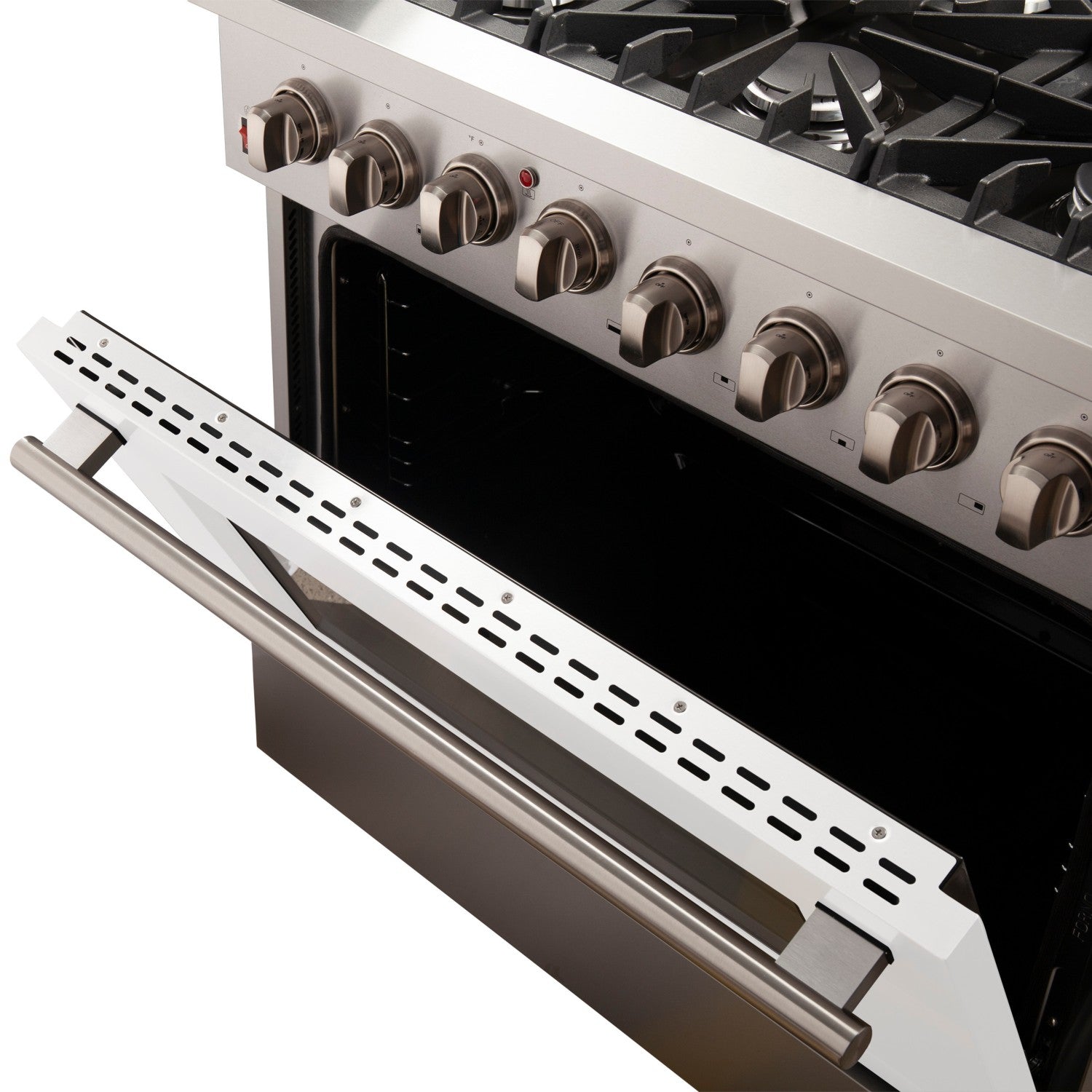 Forno FFSGS6156-36 36″ Galiano Gas Range with 240 Volt Electric Oven