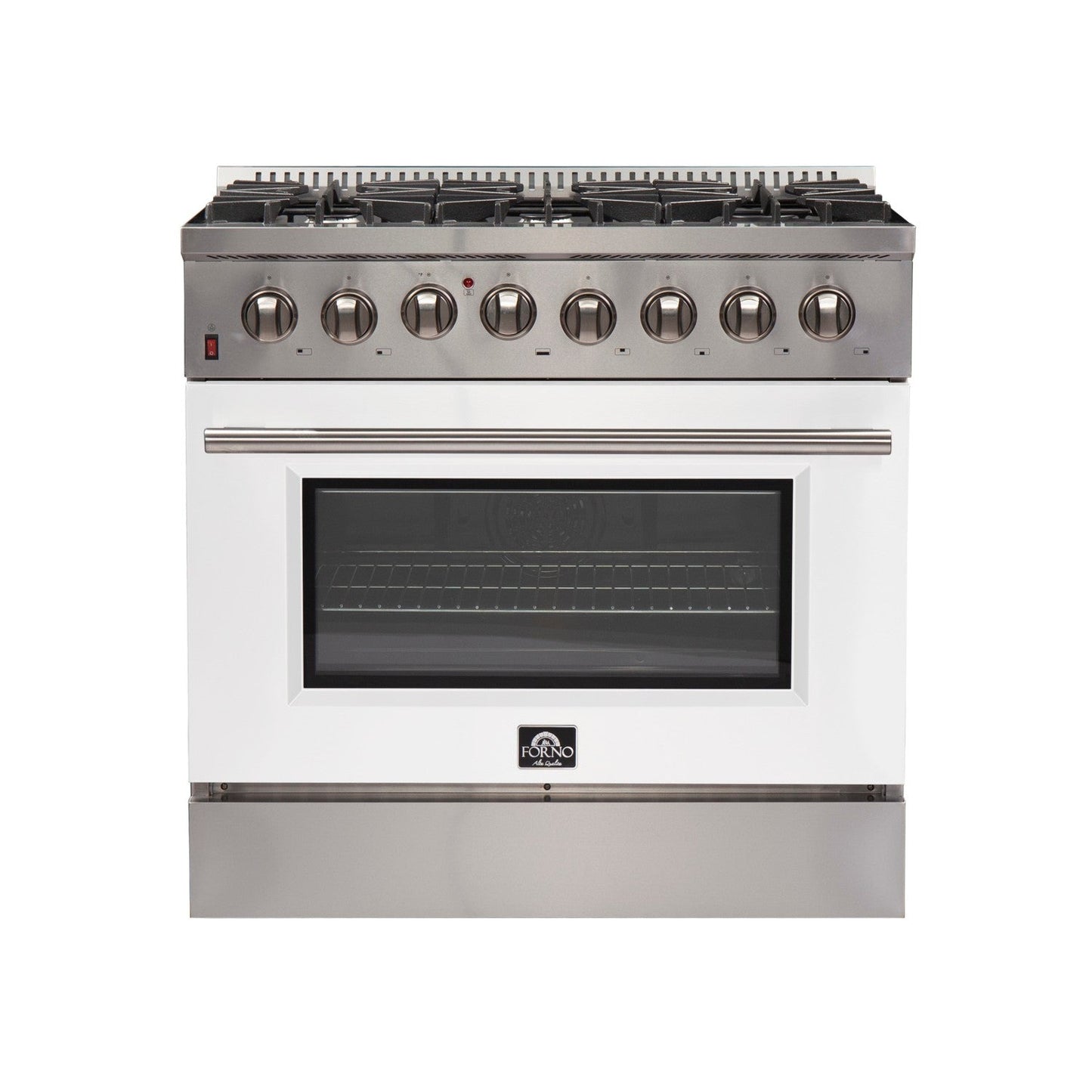 Forno FFSGS6156-36 36″ Galiano Gas Range with 240 Volt Electric Oven