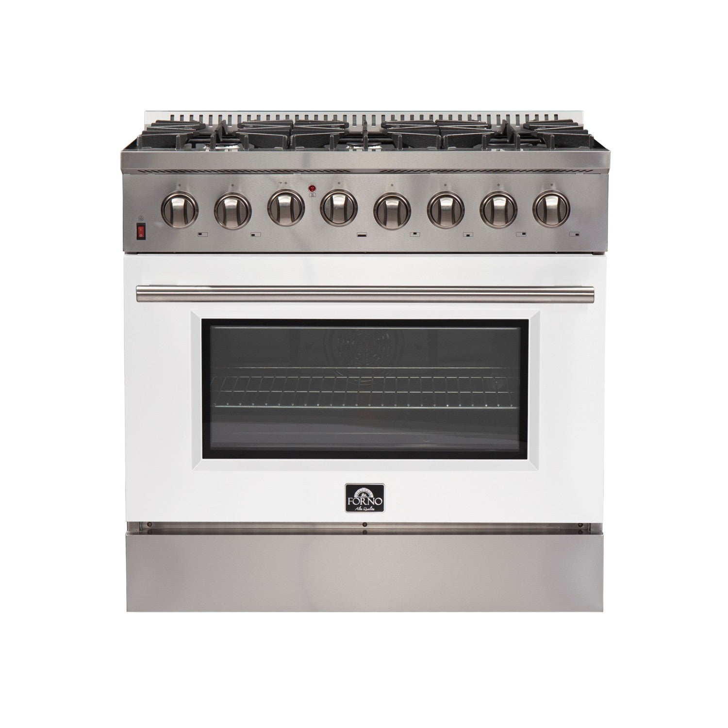 Forno FFSGS6156-36 36″ Galiano Gas Range with 240 Volt Electric Oven