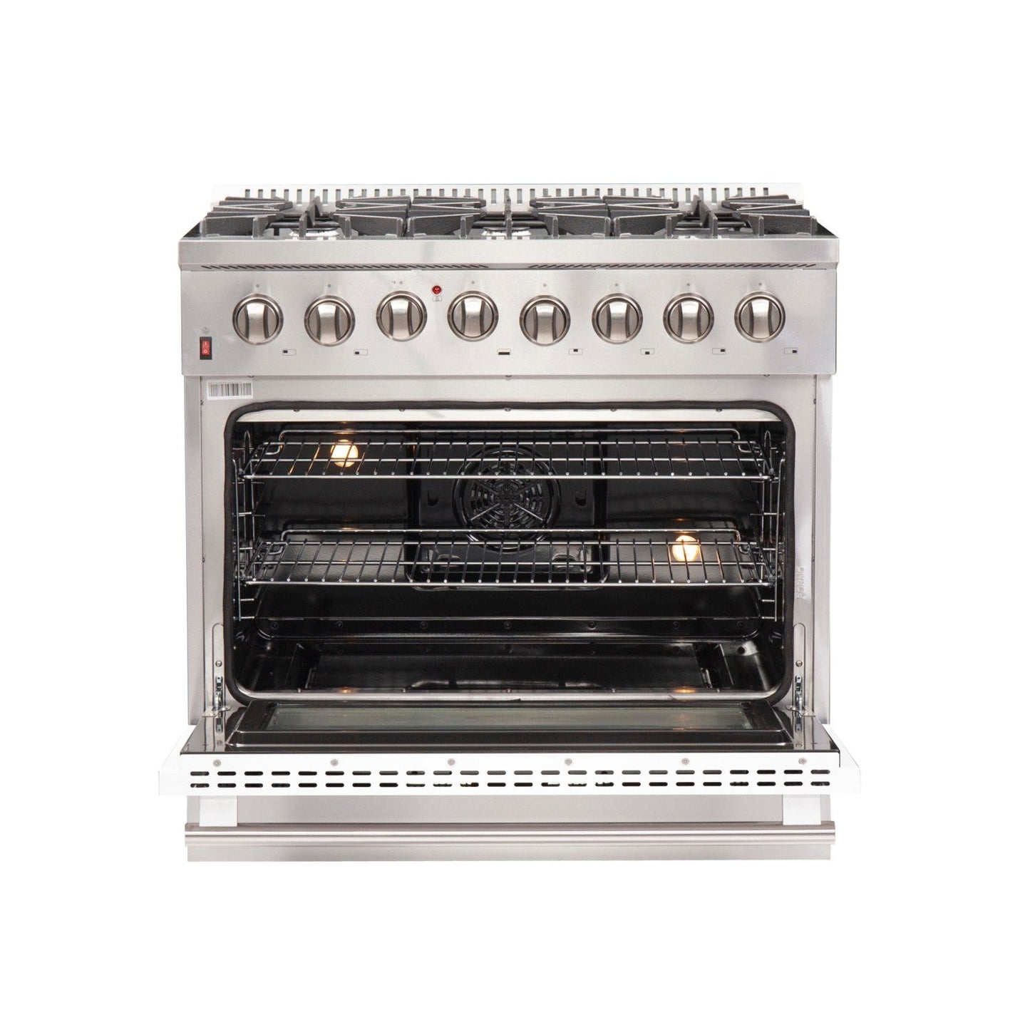Forno FFSGS6156-36 36″ Galiano Gas Range with 240 Volt Electric Oven