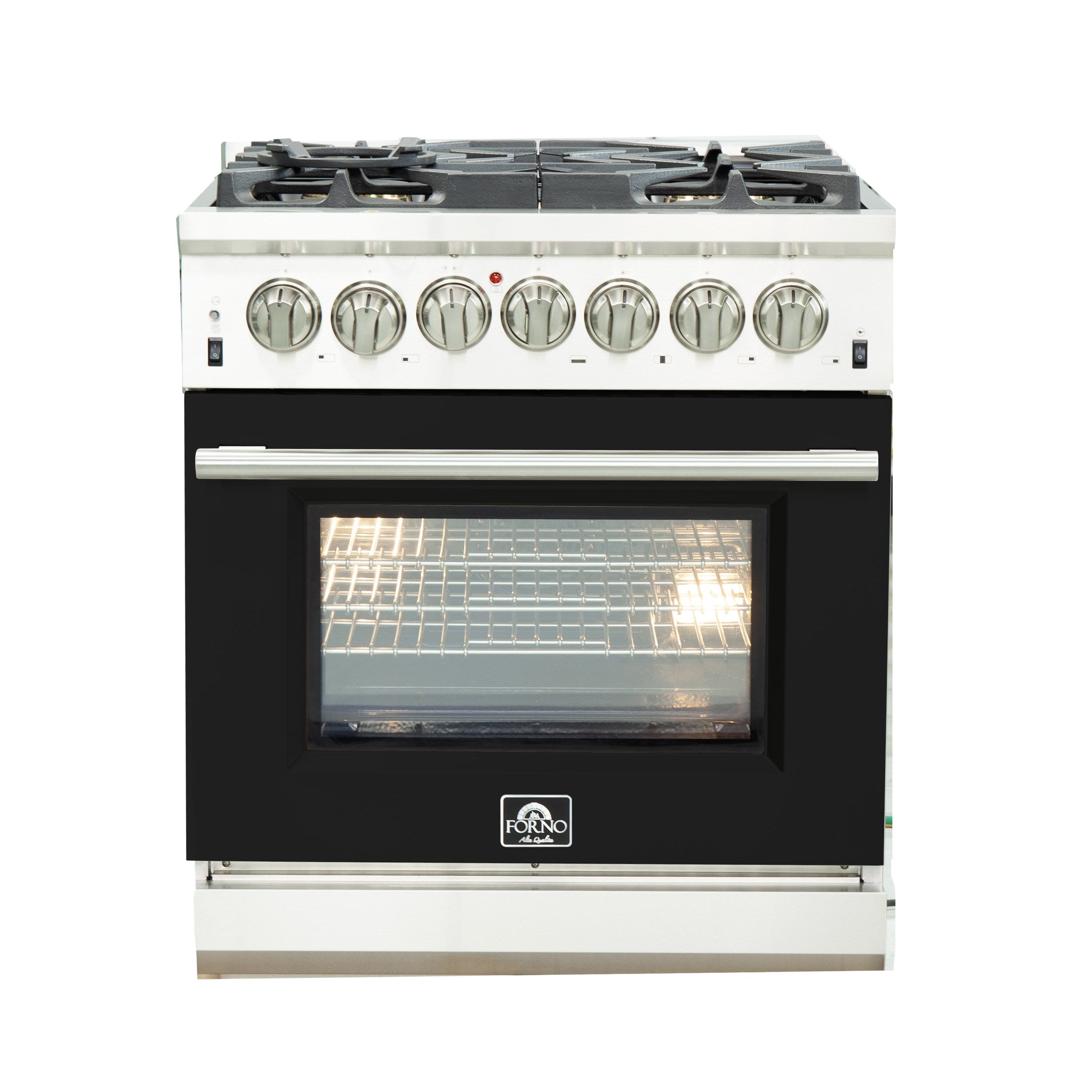 Forno FFSGS6187-30 30″ Capriasca Gas Range with 240 Volt Electric Oven