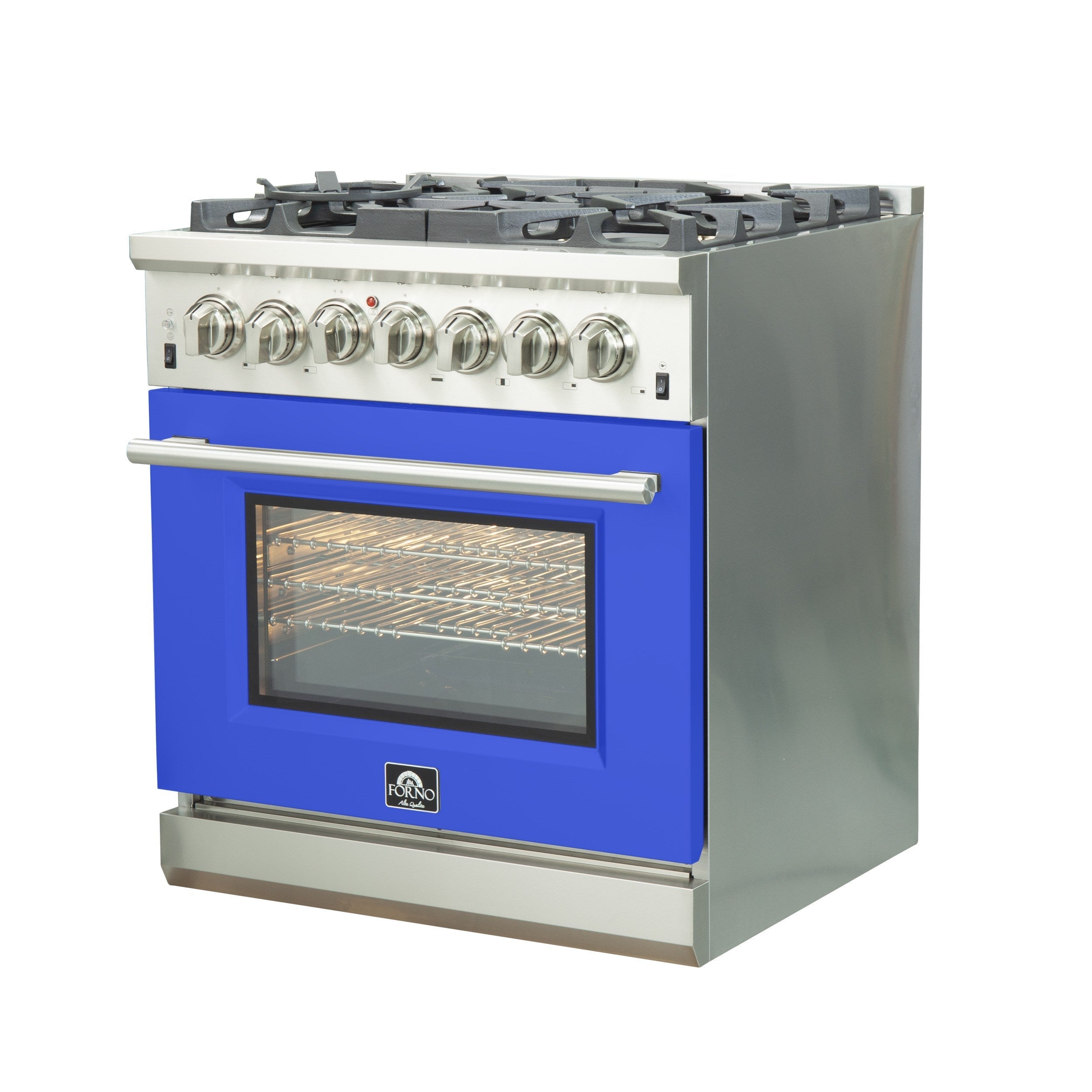 Forno FFSGS6187-30 30″ Capriasca Gas Range with 240 Volt Electric Oven