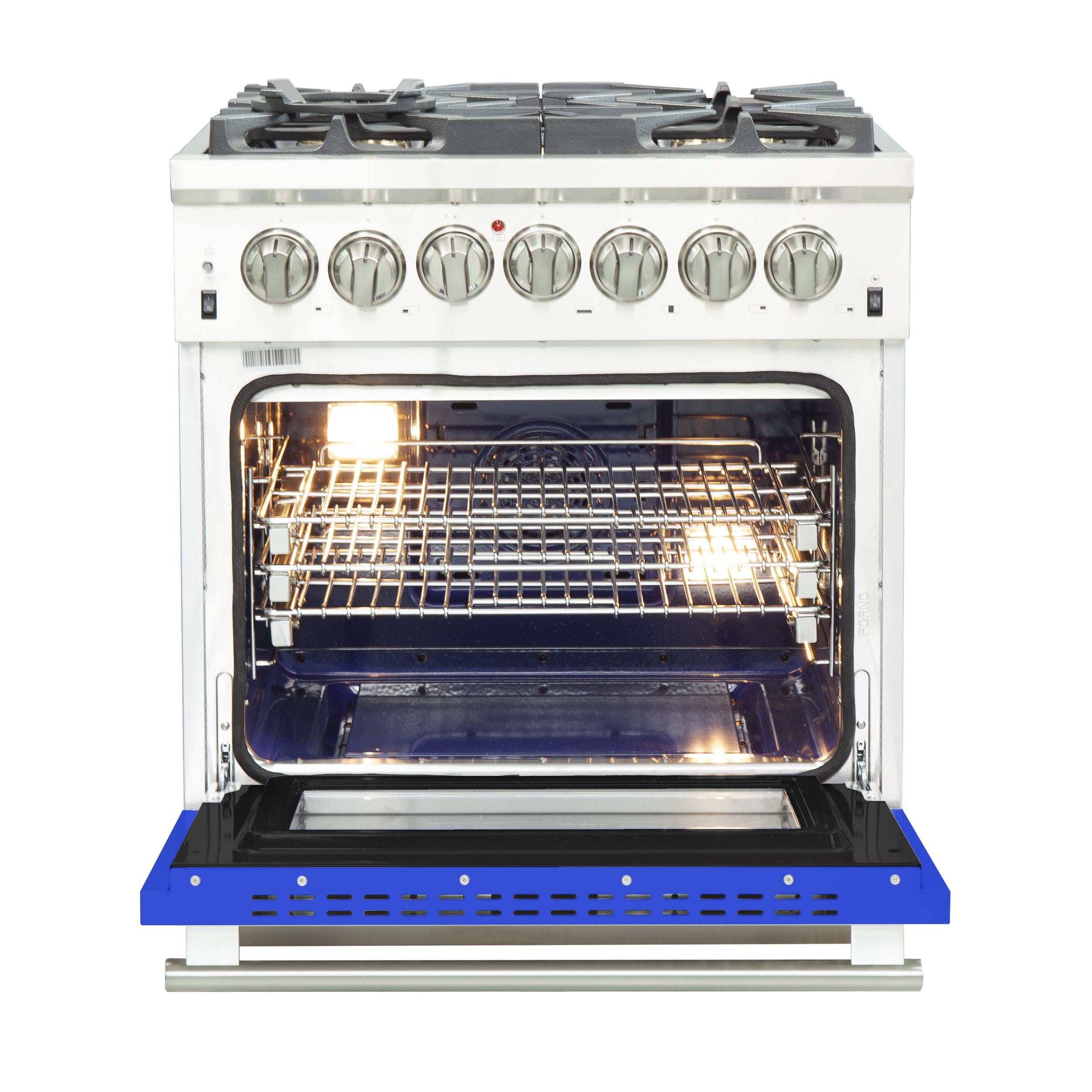 Forno FFSGS6187-30 30″ Capriasca Gas Range with 240 Volt Electric Oven