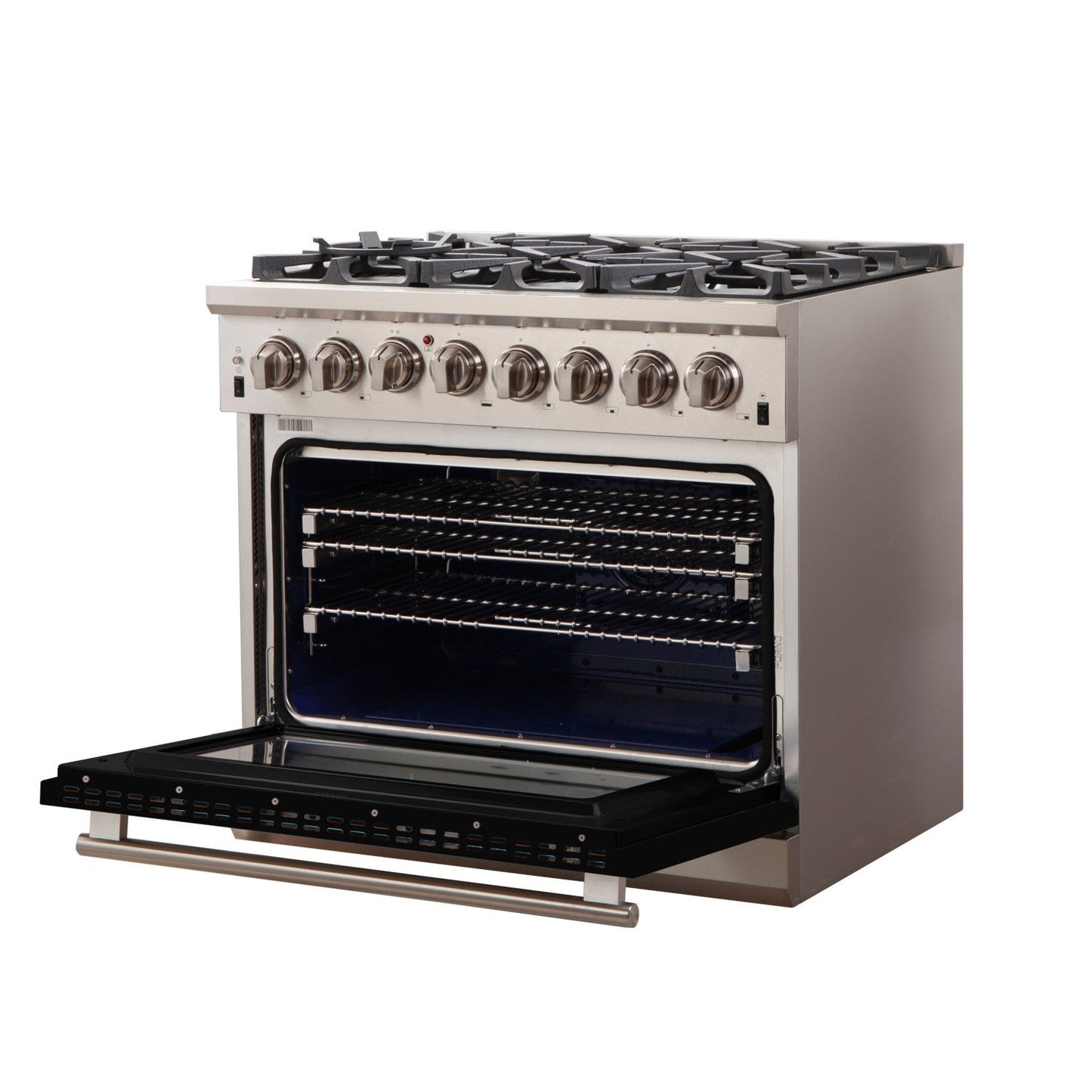 Forno FFSGS6187-36 36″ Capriasca Gas Range with Electric Oven