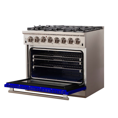 Forno FFSGS6187-36 36″ Capriasca Gas Range with Electric Oven