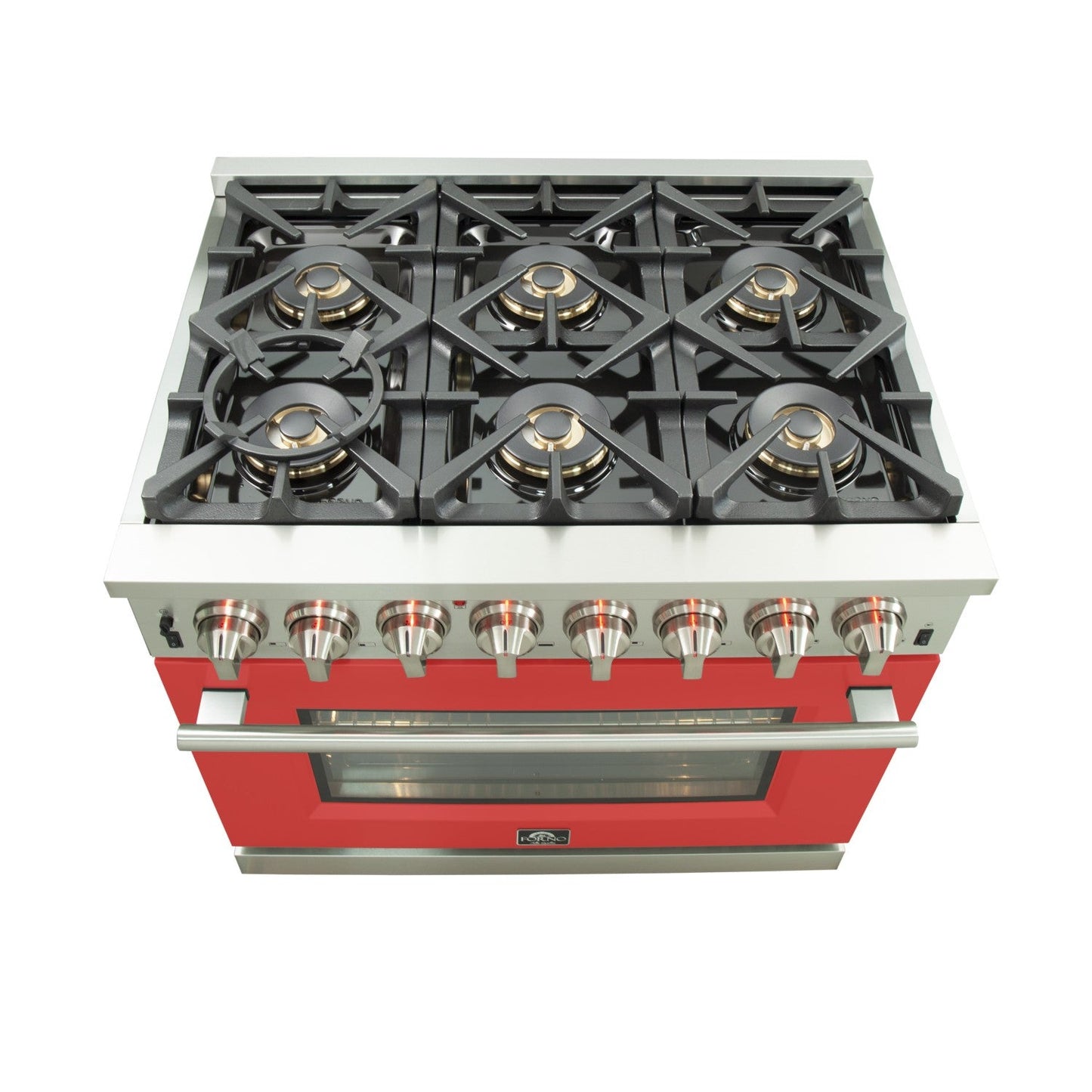Forno FFSGS6187-36 36″ Capriasca Gas Range with Electric Oven