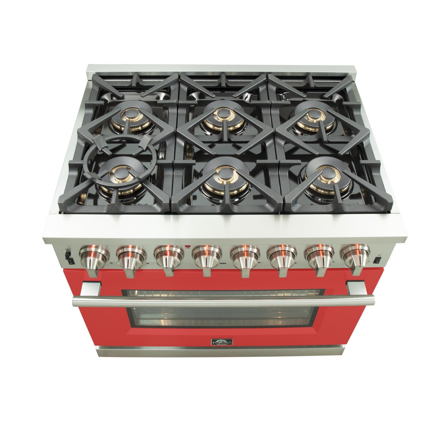 Forno FFSGS6187-36 36″ Capriasca Gas Range with Electric Oven