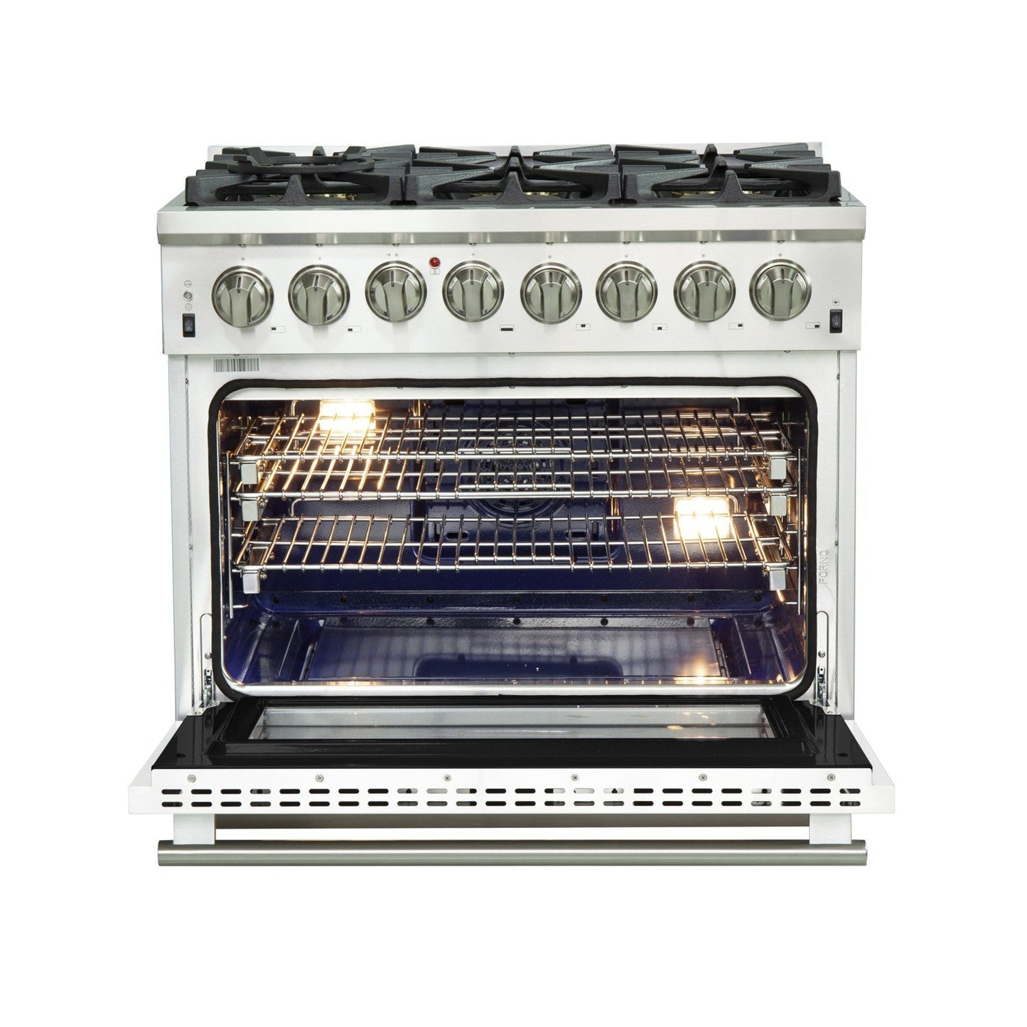 Forno FFSGS6187-36 36″ Capriasca Gas Range with Electric Oven