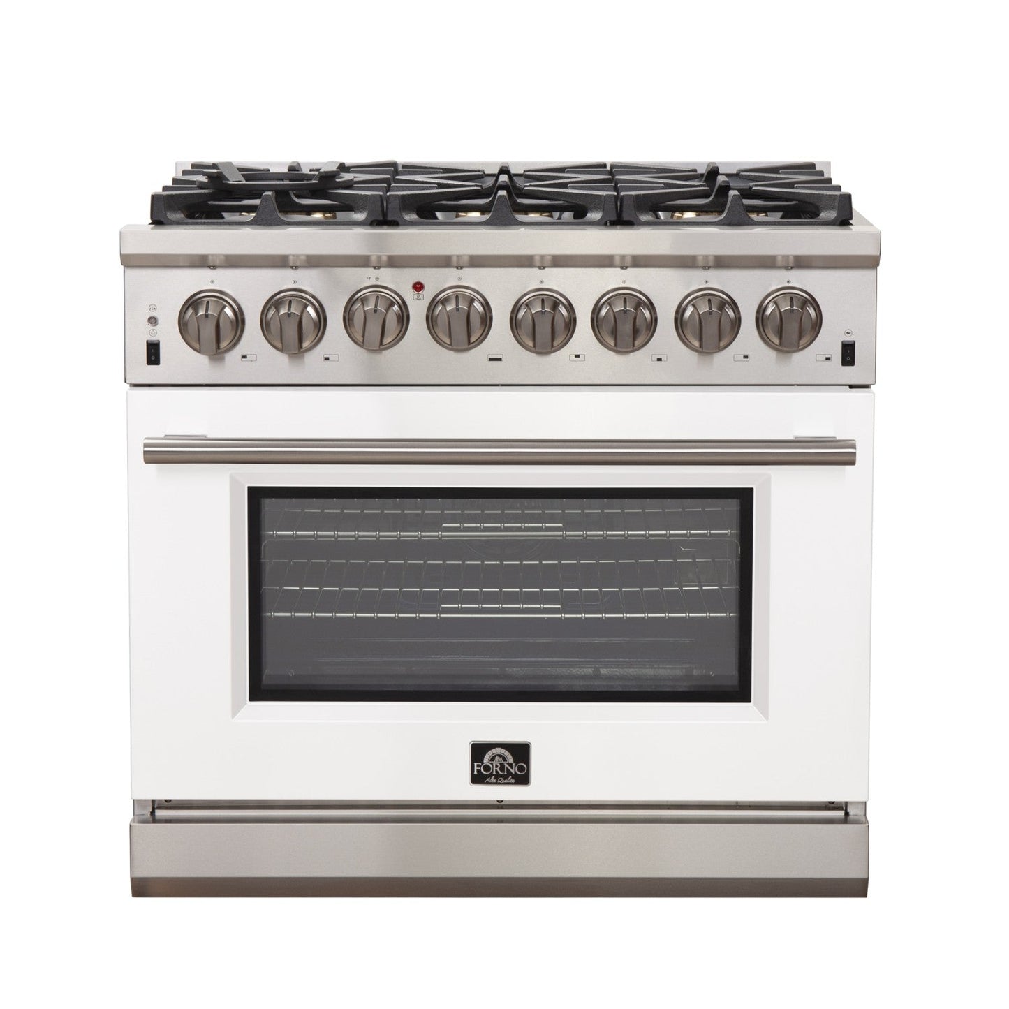Forno FFSGS6187-36 36″ Capriasca Gas Range with Electric Oven