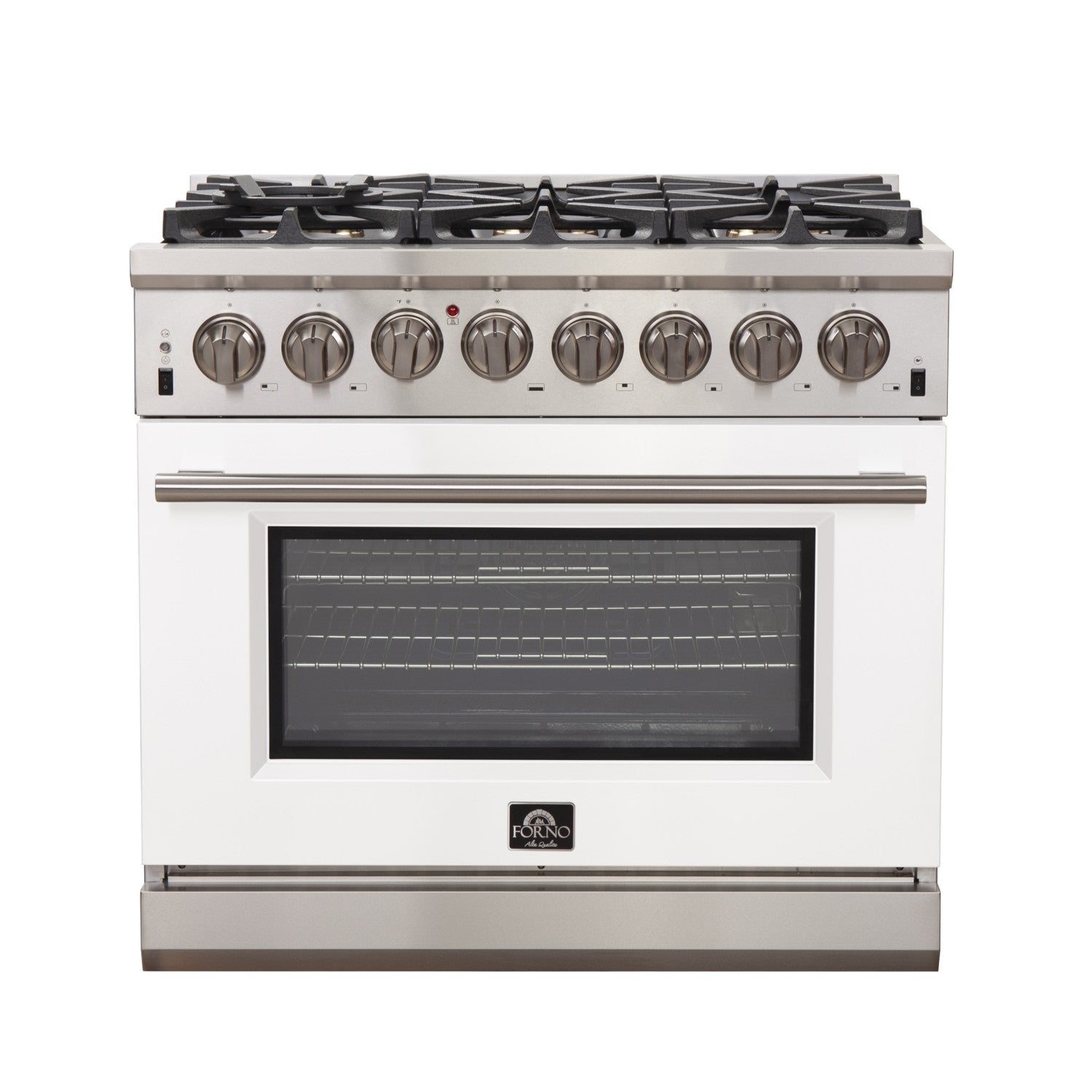 Forno FFSGS6187-36 36″ Capriasca Gas Range with Electric Oven