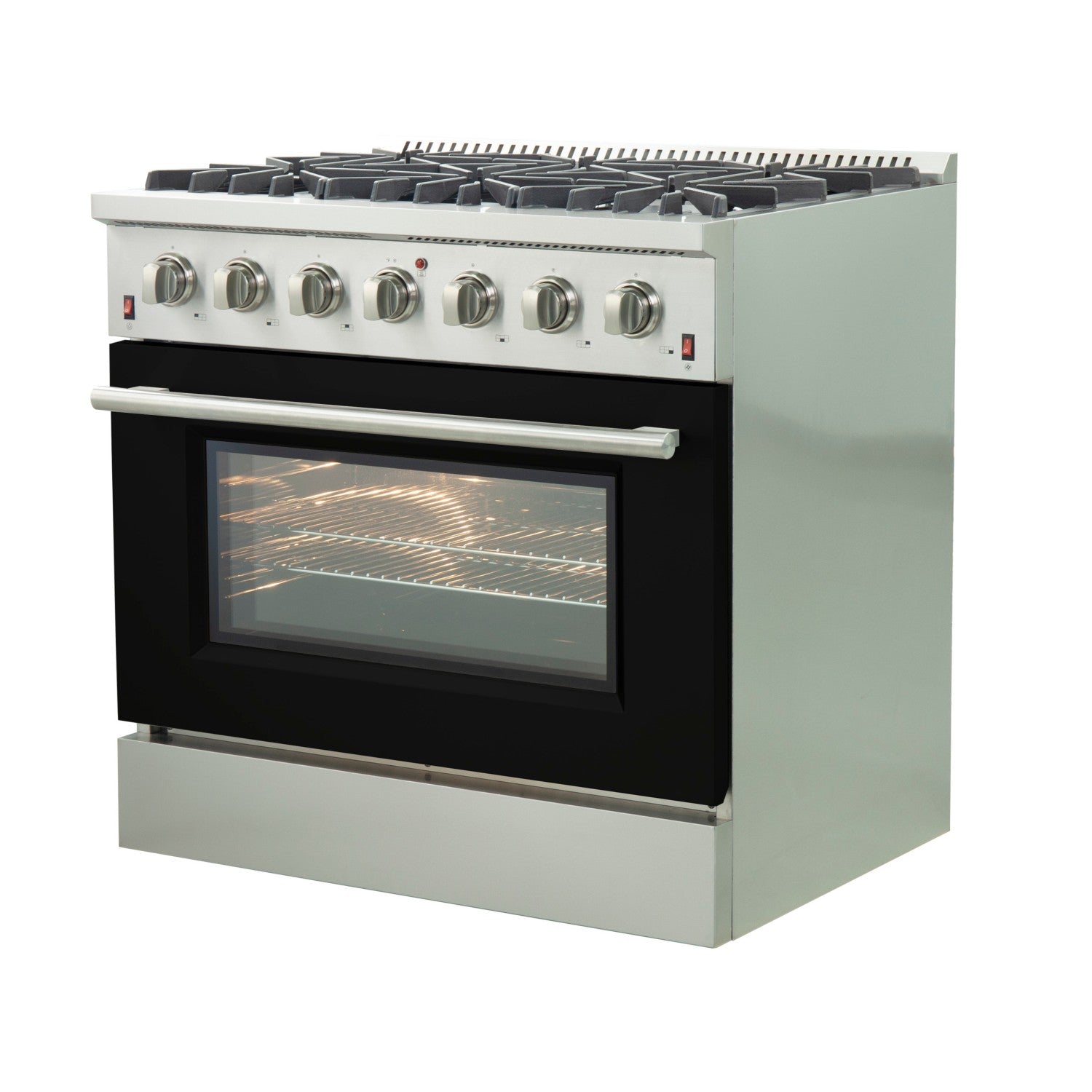 Forno FFSGS6244-36 36″ Galiano Gas Range with FORNO ALTA QUALITA Pro-Style Gas 6 Italian Burners 83,000 BTU All Stainless Steel