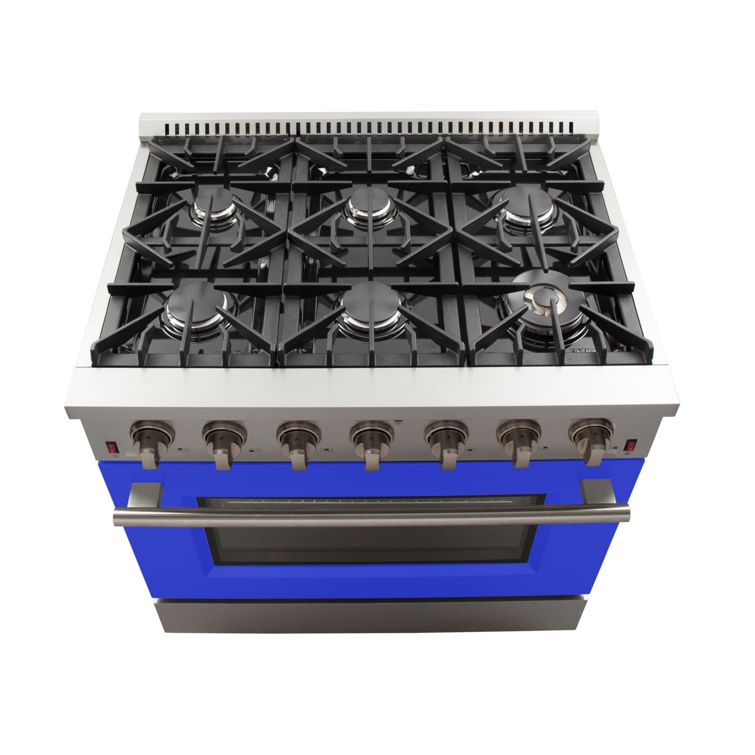 Forno FFSGS6244-36 36″ Galiano Gas Range with FORNO ALTA QUALITA Pro-Style Gas 6 Italian Burners 83,000 BTU All Stainless Steel