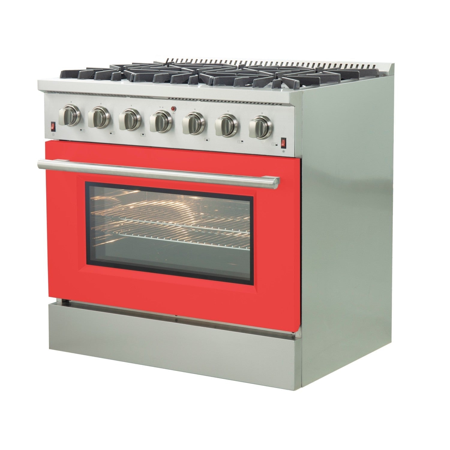 Forno FFSGS6244-36 36″ Galiano Gas Range with FORNO ALTA QUALITA Pro-Style Gas 6 Italian Burners 83,000 BTU All Stainless Steel