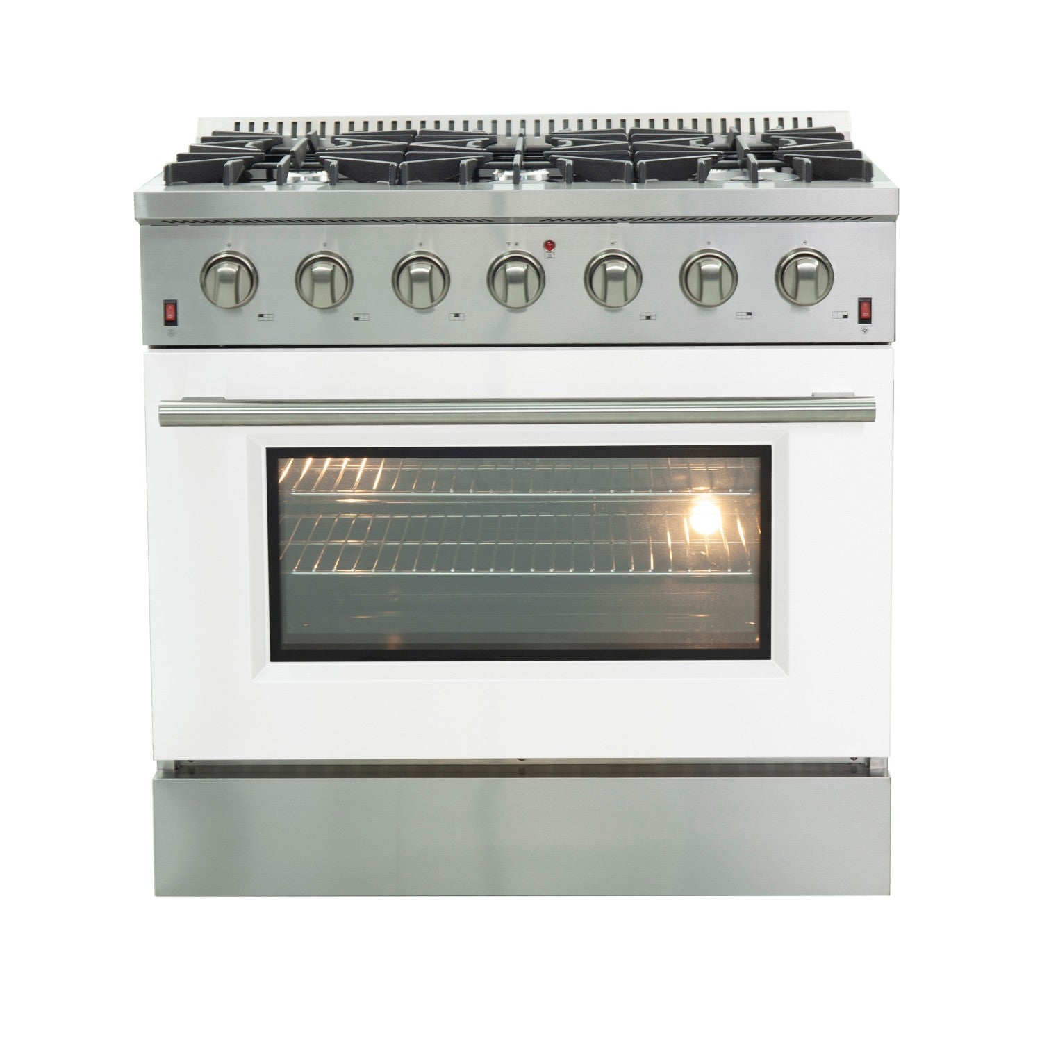 Forno FFSGS6244-36 36″ Galiano Gas Range with FORNO ALTA QUALITA Pro-Style Gas 6 Italian Burners 83,000 BTU All Stainless Steel