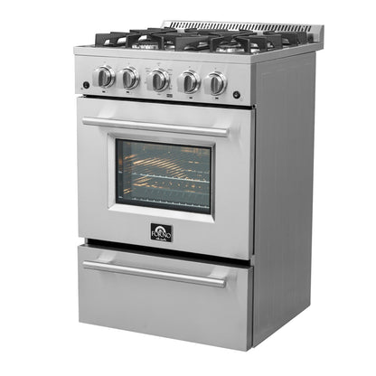 Forno FFSGS6272-24 Pro Style 24″ Sperlonga Gas Range