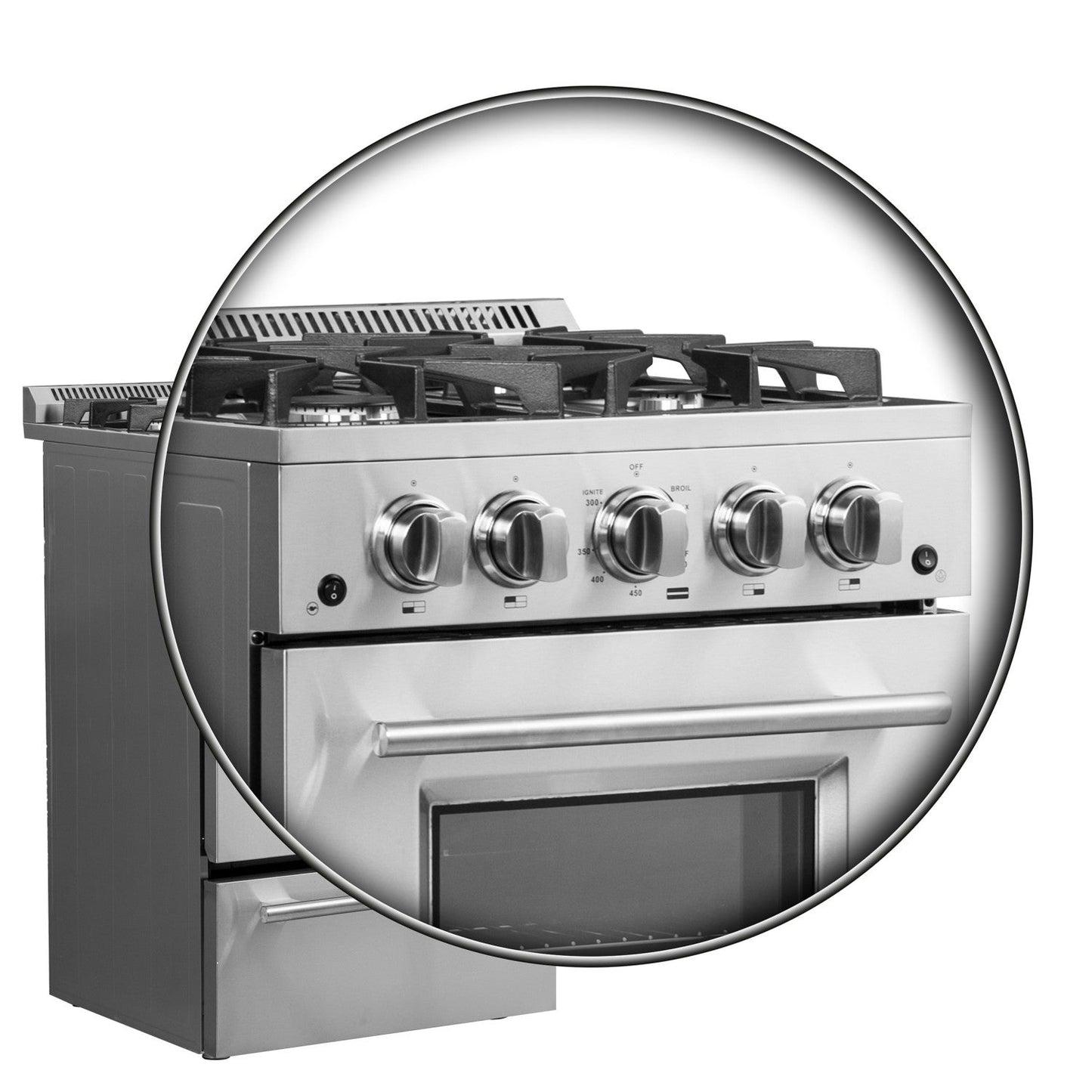 Forno FFSGS6272-24 Pro Style 24″ Sperlonga Gas Range
