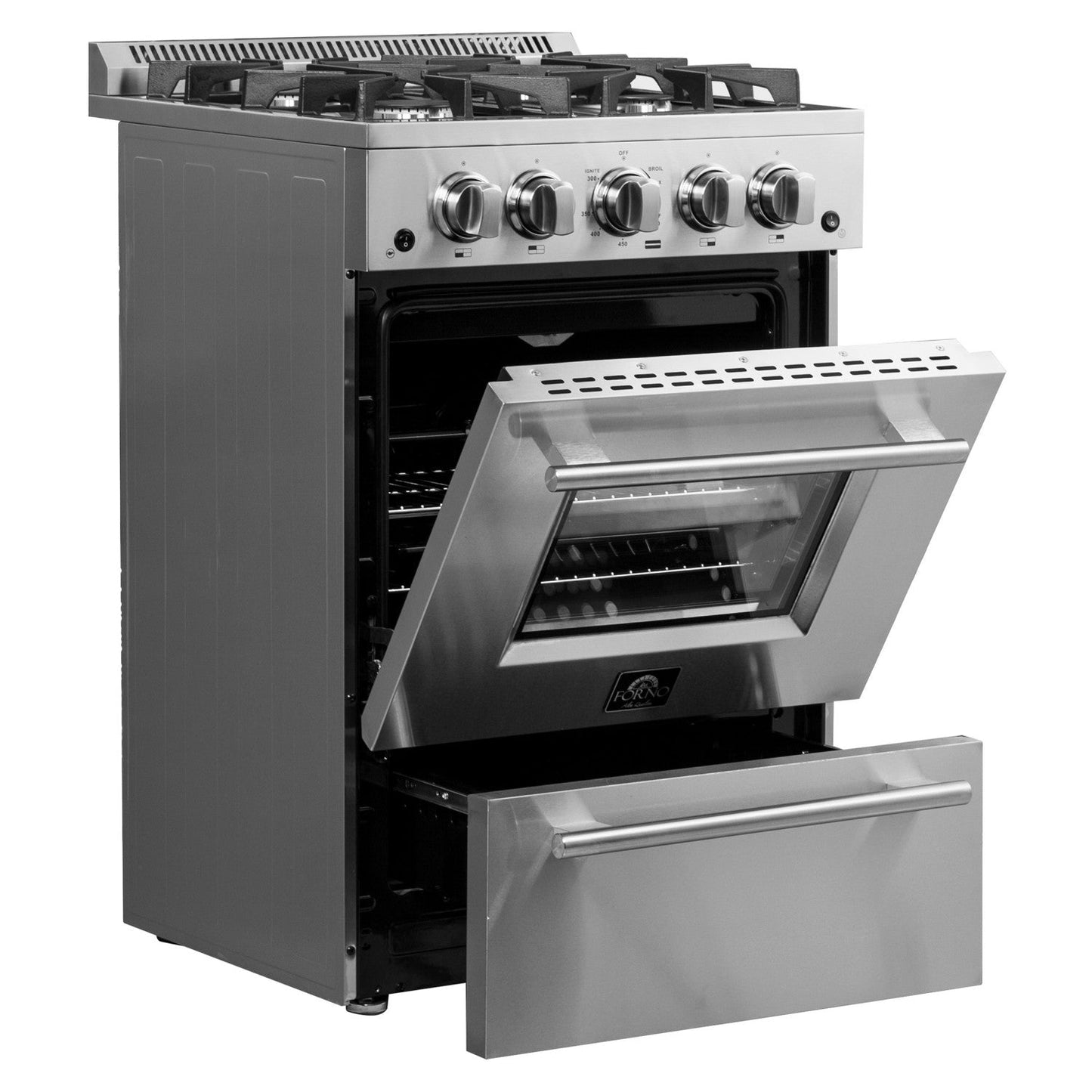 Forno FFSGS6272-24 Pro Style 24″ Sperlonga Gas Range