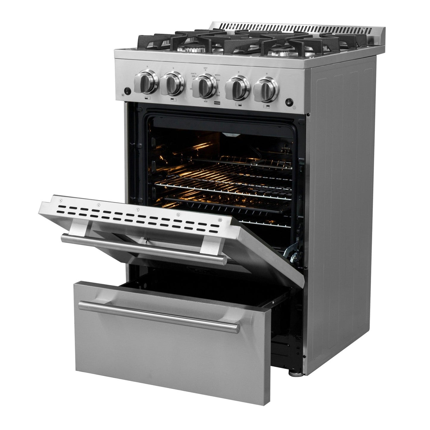 Forno FFSGS6272-24 Pro Style 24″ Sperlonga Gas Range
