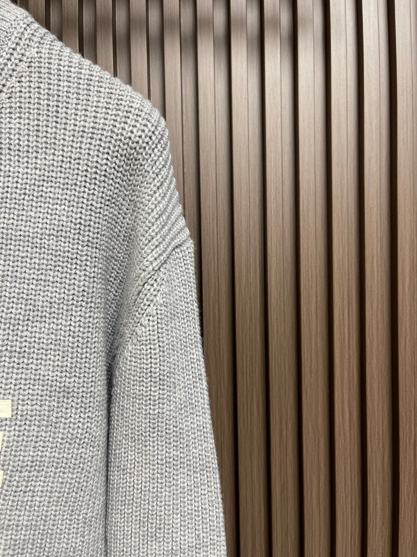 Celin Oversized Sweater In Ribbed Wool