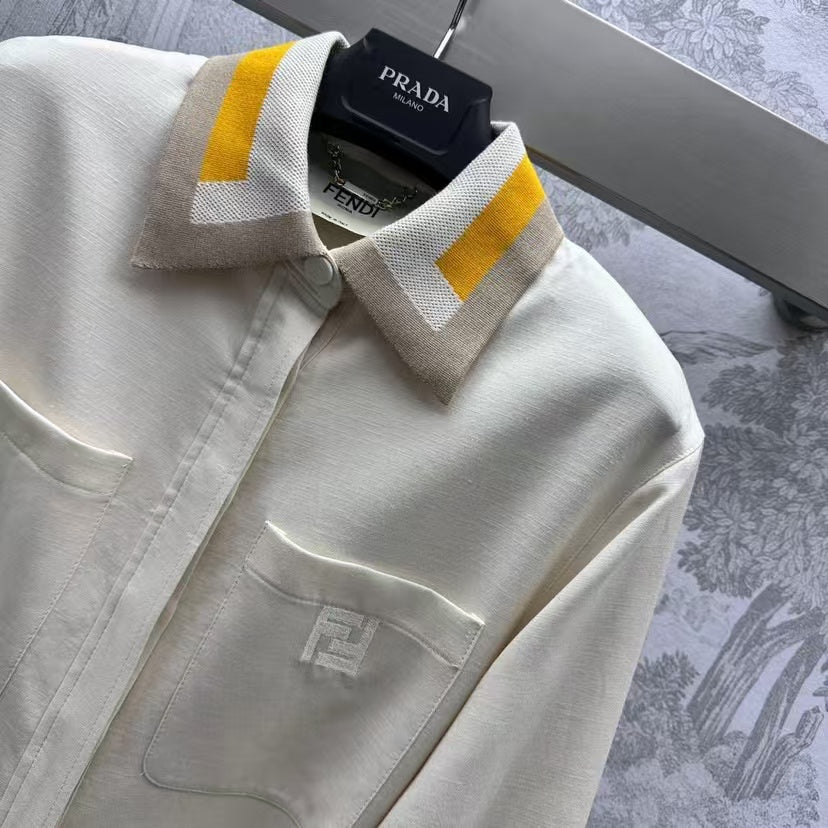 FF Beige Cotton Go-to Jacket