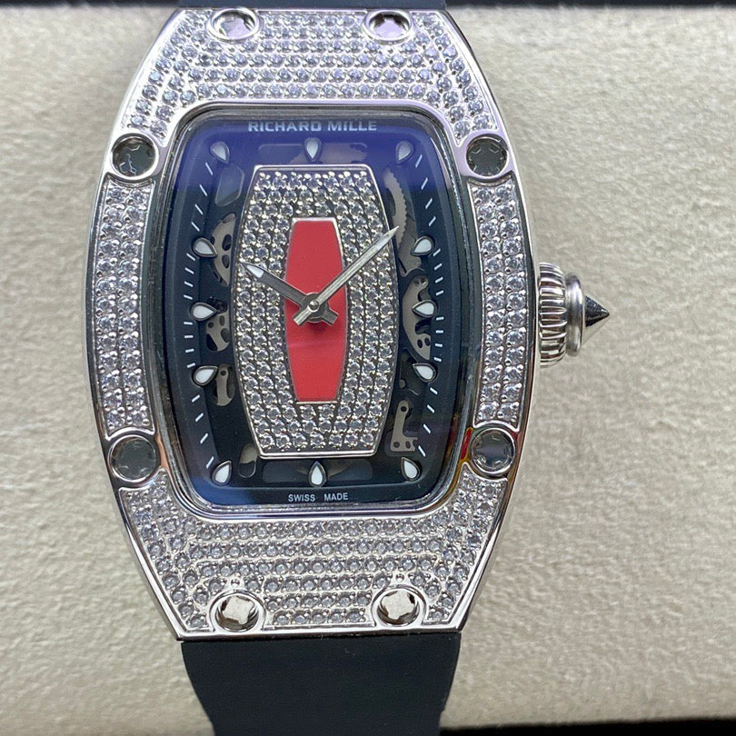RM 007 Diamond Black Rubber