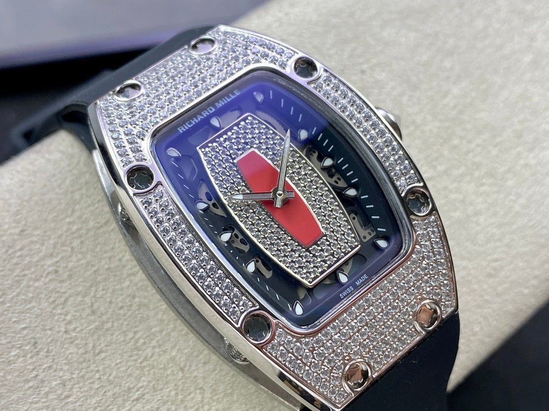 RM 007 Diamond Black Rubber