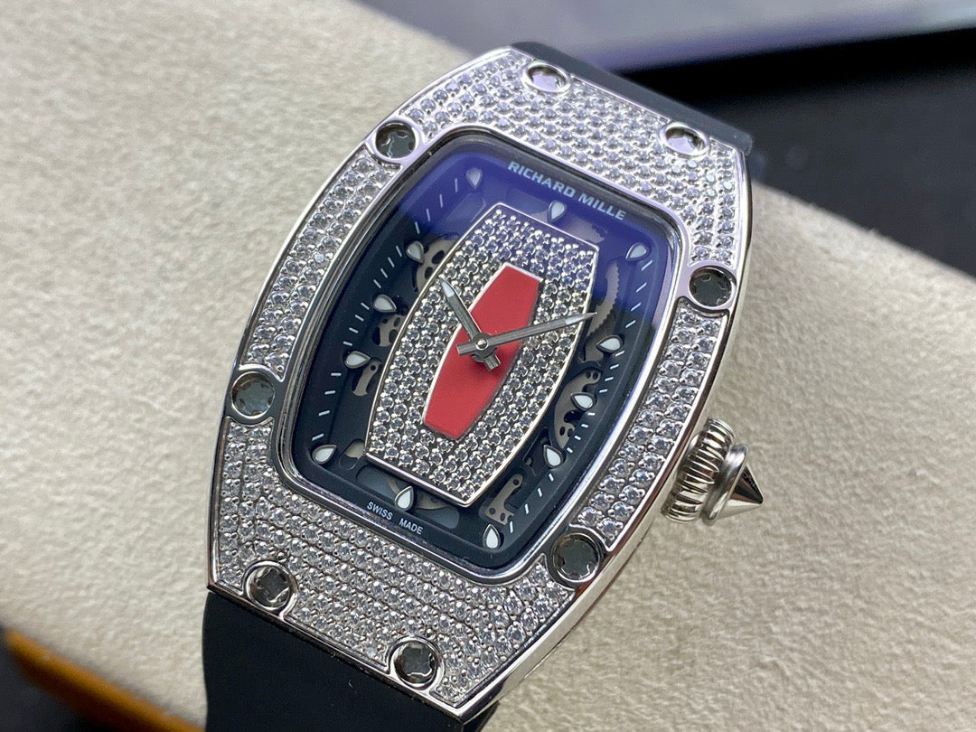 RM 007 Diamond Black Rubber