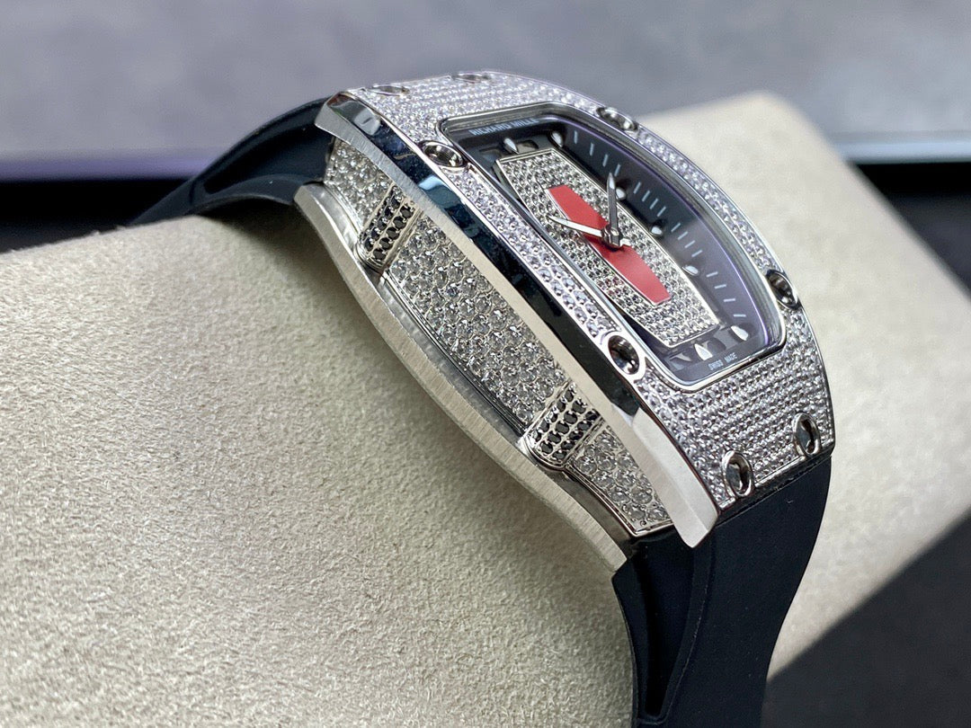 RM 007 Diamond Black Rubber