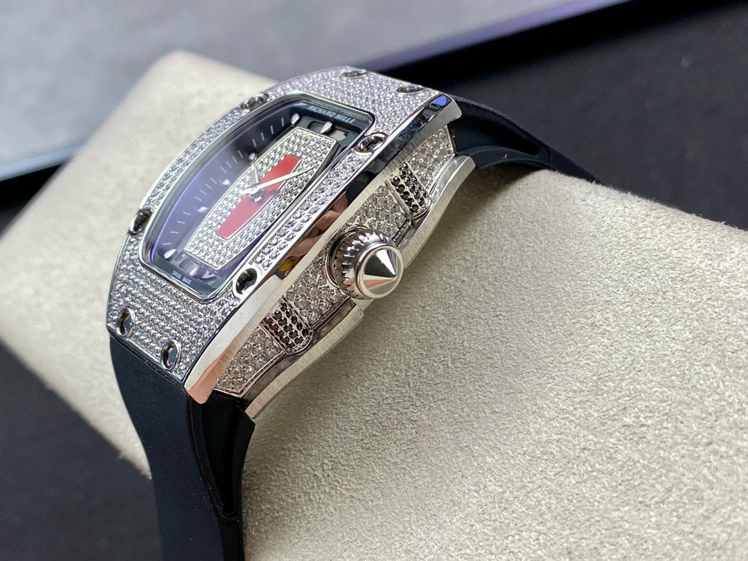 RM 007 Diamond Black Rubber