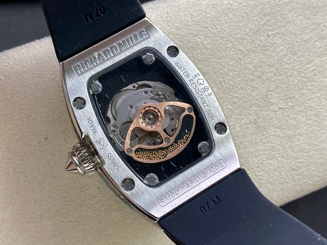 RM 007 Diamond Black Rubber