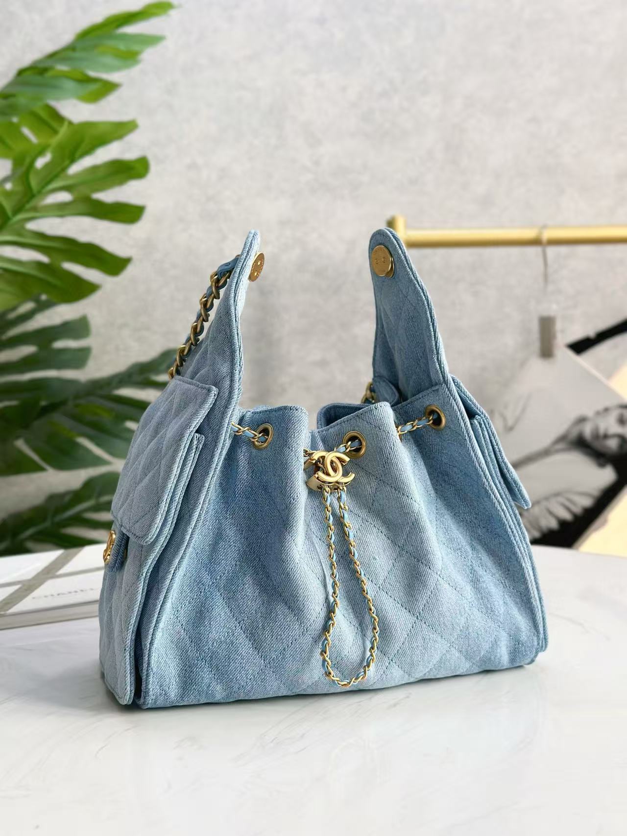 CC 25C Hobo Bag 30cm Denim