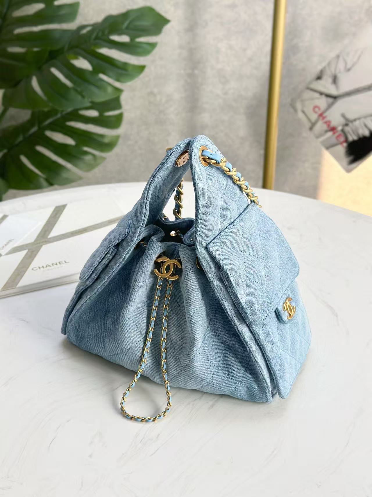 CC 25C Hobo Bag 30cm Denim