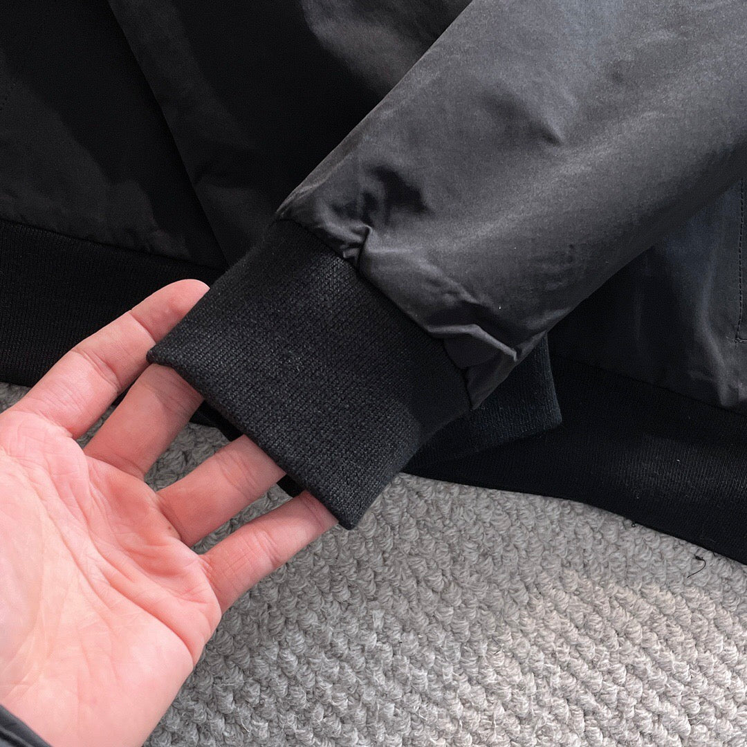 Prada Black/White Sweatpants with Re-Nylon