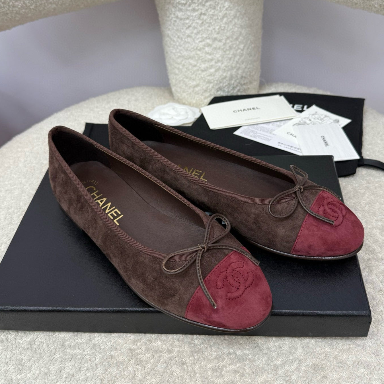 CC 25A Ballet Flat Suede