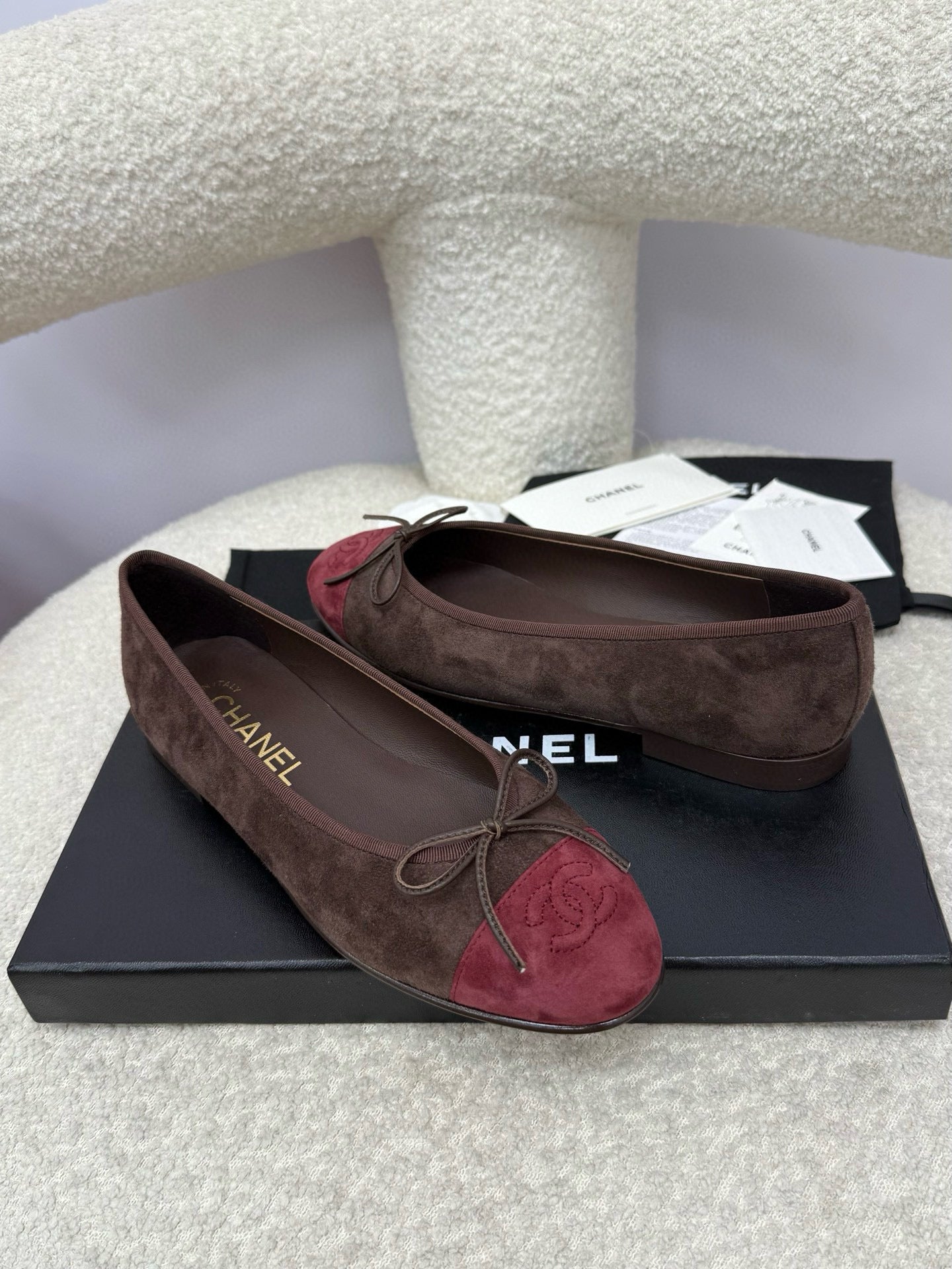 CC 25A Ballet Flat Suede