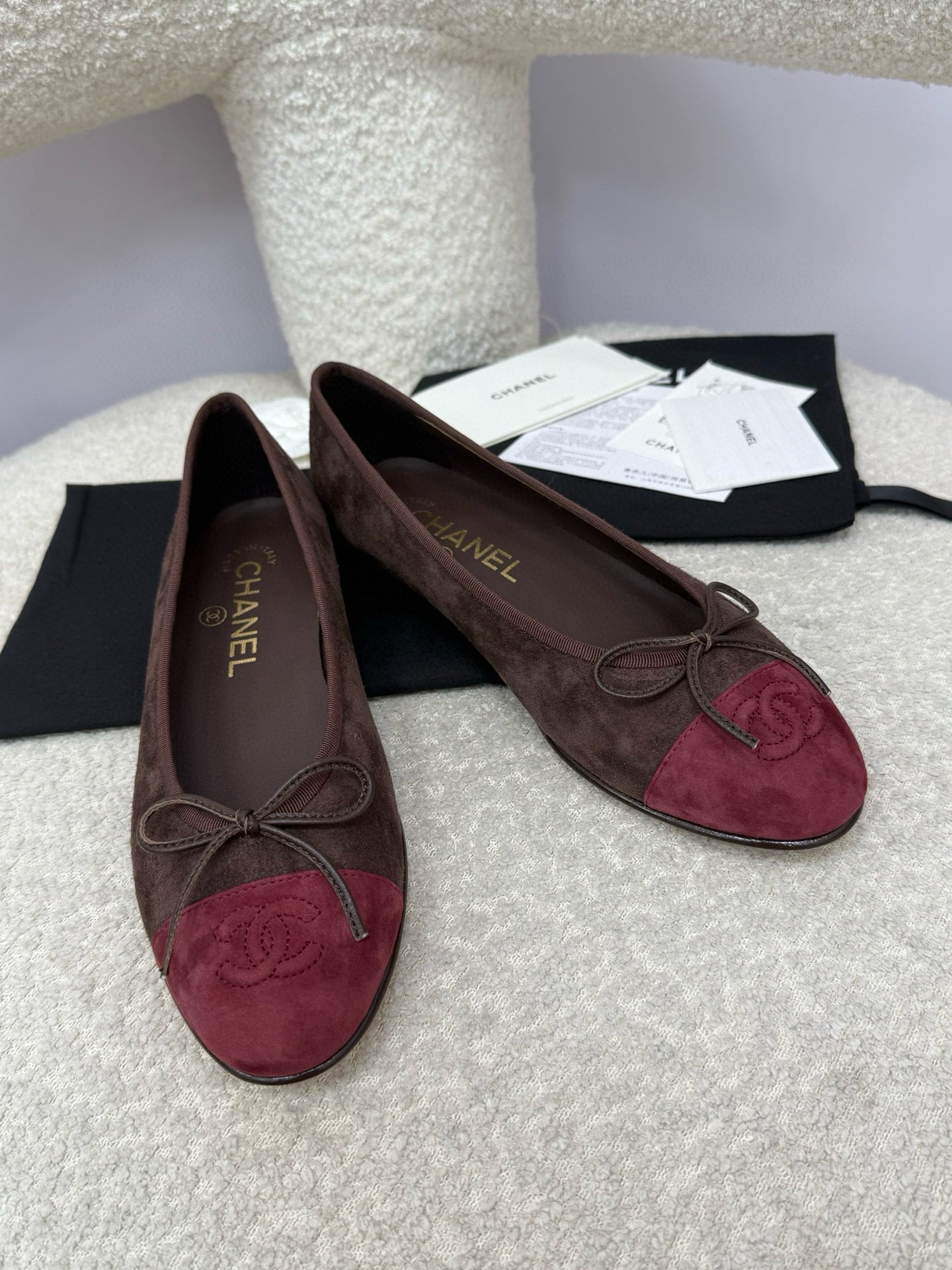 CC 25A Ballet Flat Suede