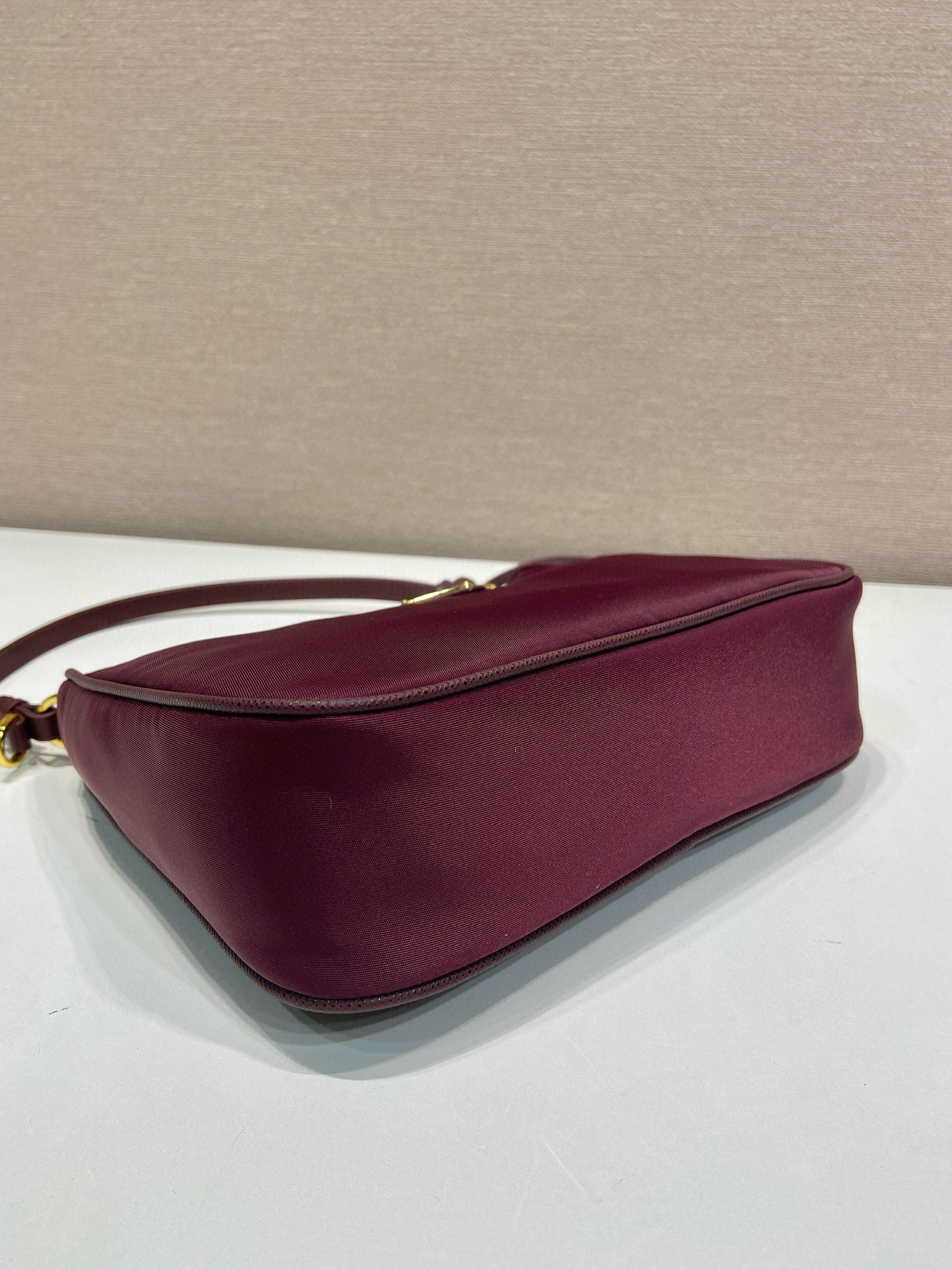 Prada Re-Edition 2005 Re-Nylon bag Burgundy Recycled polyamide